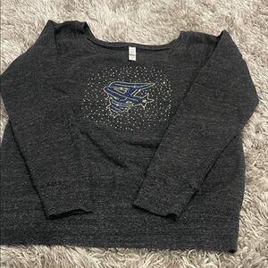Women’s Charcoal Gray Graphic Sweatshirt